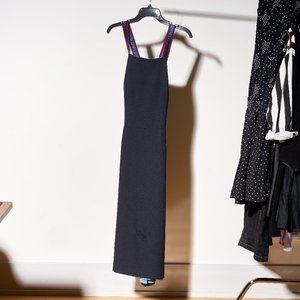 Rachel Comey Midi Dress with Metallic Straps
